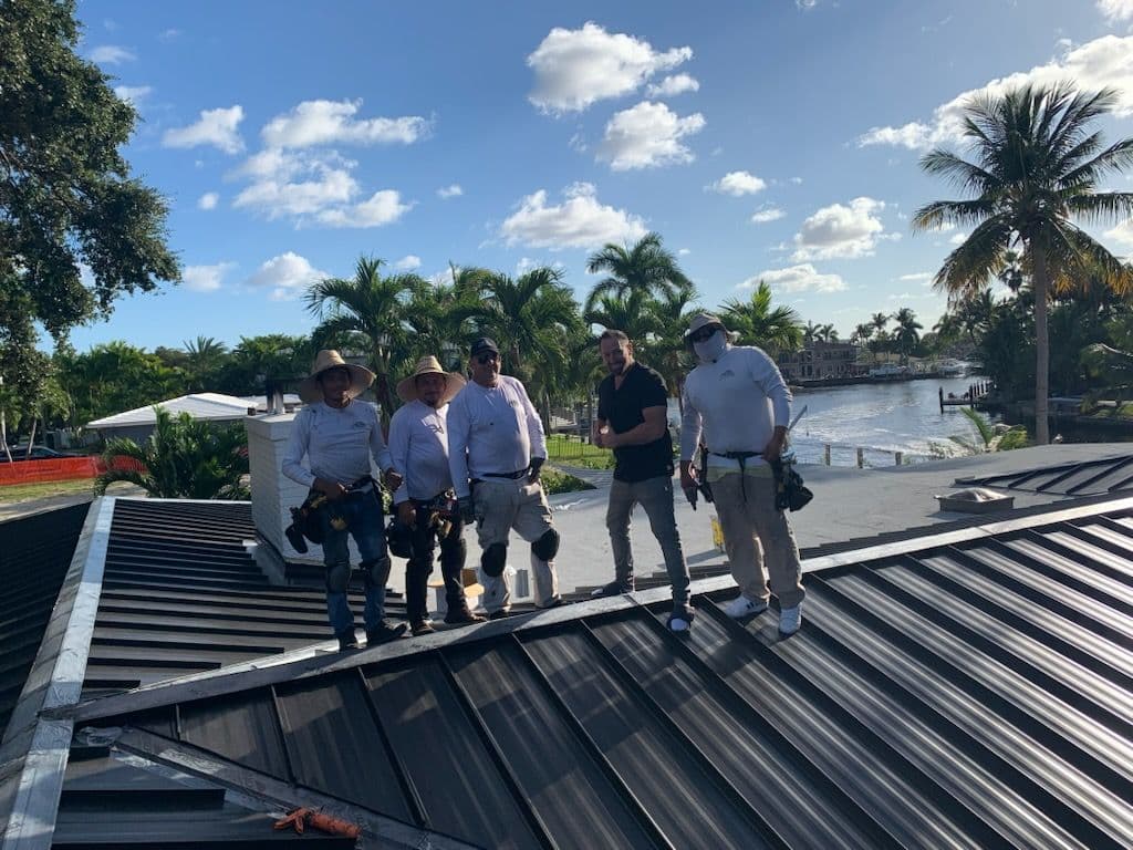 Sleek Metal Roofing Bringing Modern Style in Paradise